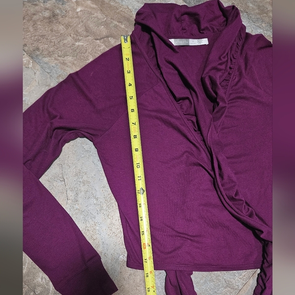 Athleta Ruffled Knit Open Front Cardigan - Picture 9 of 9